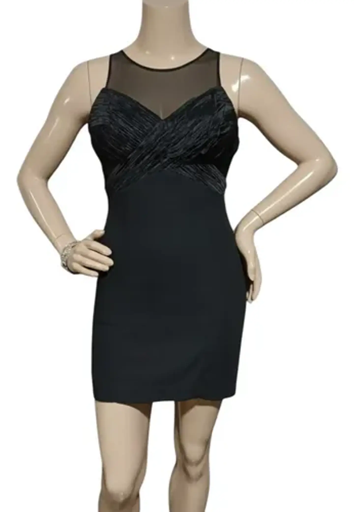 Vestido De Fiesta Ajustado Con Escote Corazón Talla L 4