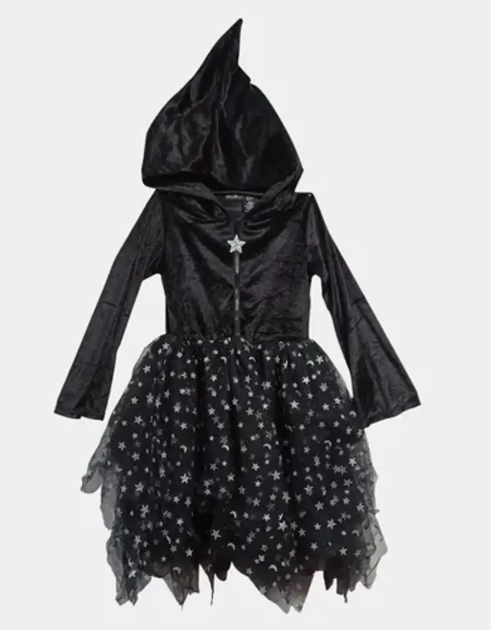 Disfraz Importado De Bruja Para Niña Talla 7 - 8 Años 4