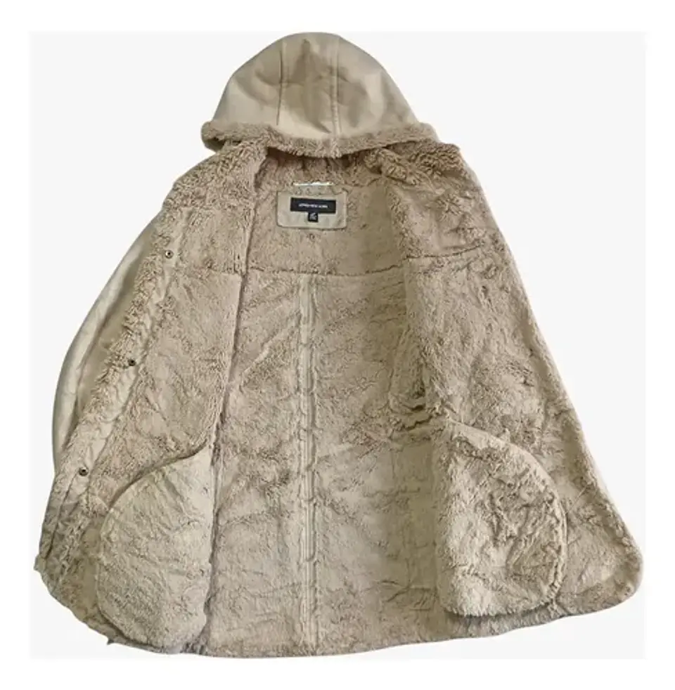 Gamulán Beige Con Capucha Jones New York - Talla L 7
