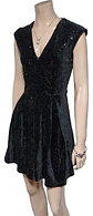Vestido De Fiesta Terciopelo Y Lentejuelas Vero Moda Xs - S - Miniatura 4