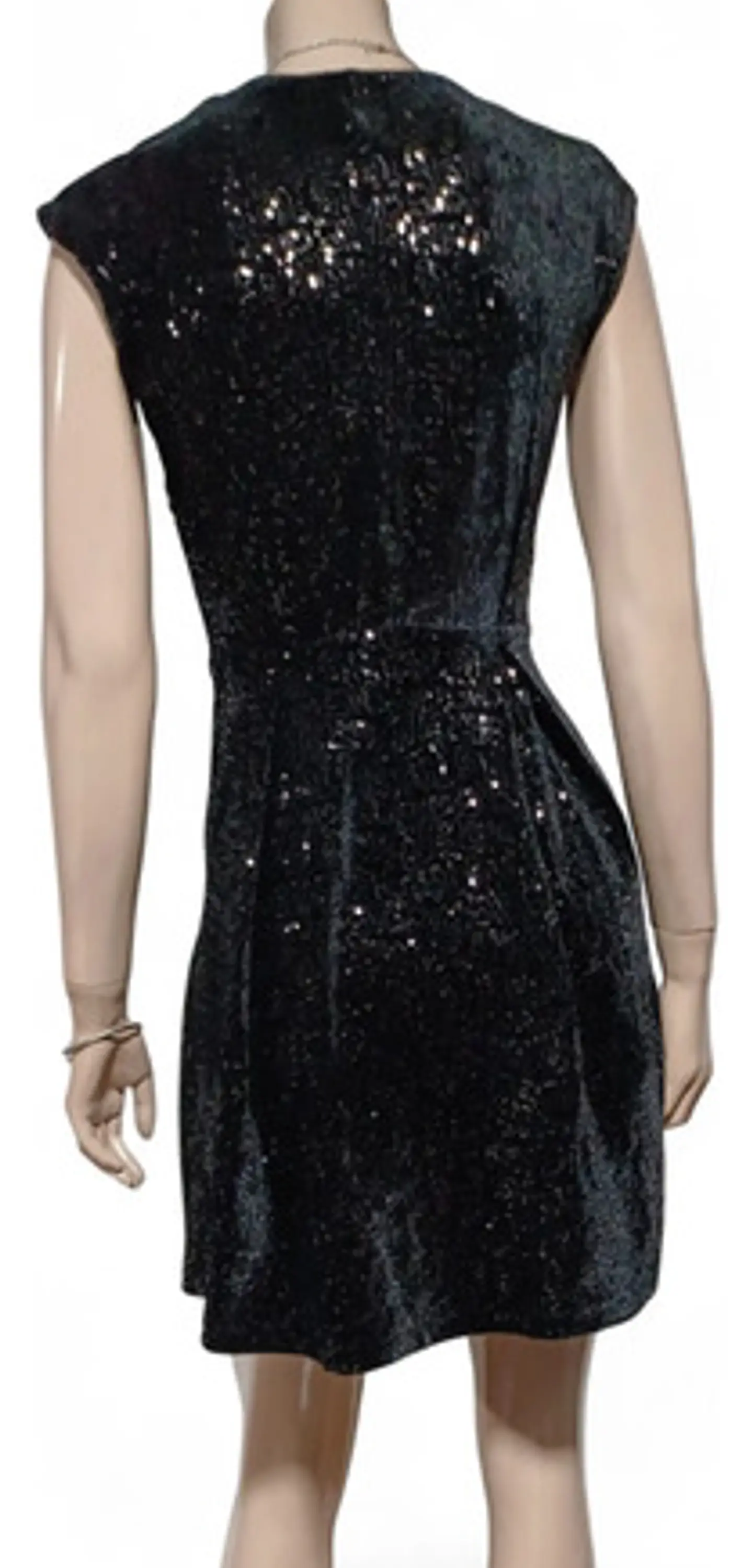 Vestido De Fiesta Terciopelo Y Lentejuelas Vero Moda Xs - S 6