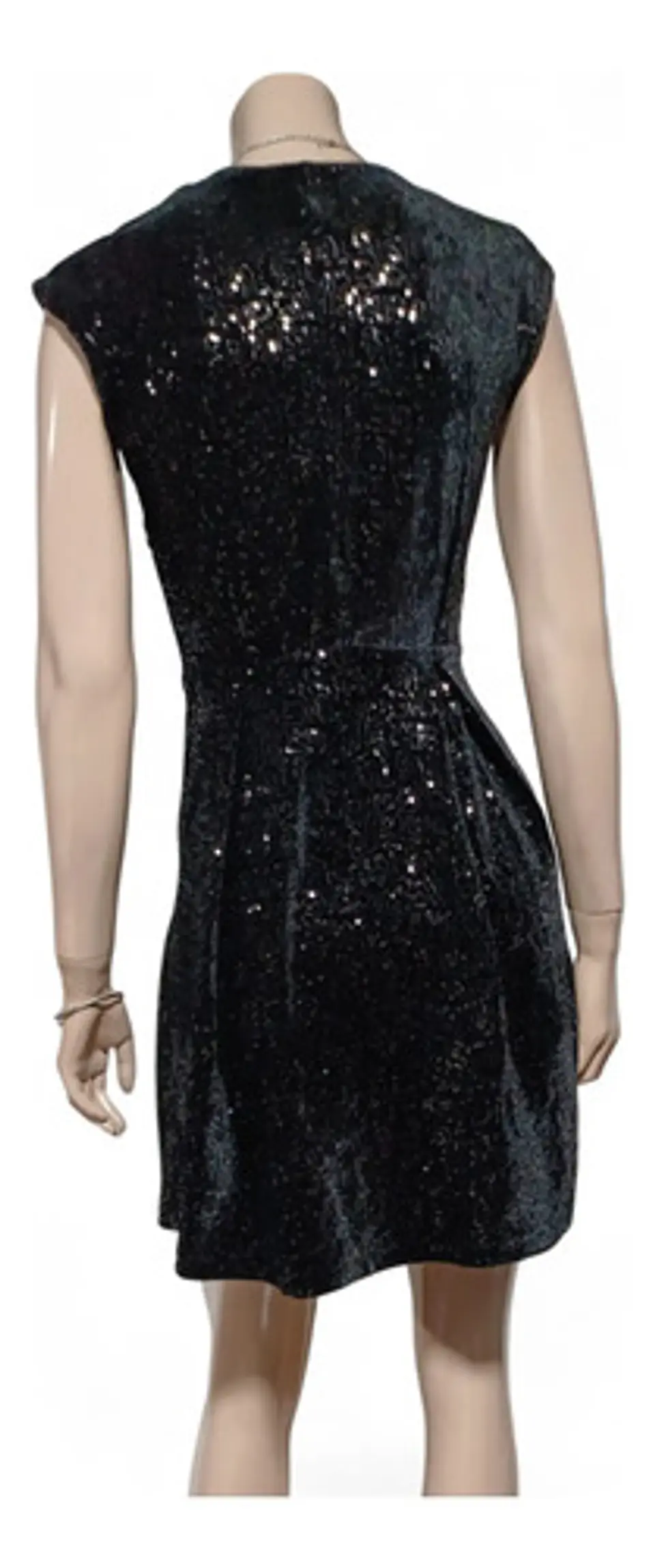 Vestido De Fiesta Terciopelo Y Lentejuelas Vero Moda Xs - S 6