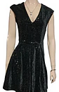 Vestido De Fiesta Terciopelo Y Lentejuelas Vero Moda Xs - S - Miniatura 7