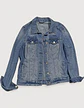 Chaqueta de Mezclilla Con Ojo Turco de Lentejuelas Unisex - Talla L - Miniatura 3