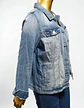 Chaqueta de Mezclilla Con Ojo Turco de Lentejuelas Unisex - Talla L - Miniatura 7