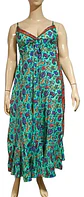 Maxi Vestido Boho 100% Seda -  Importado De India - Miniatura 2