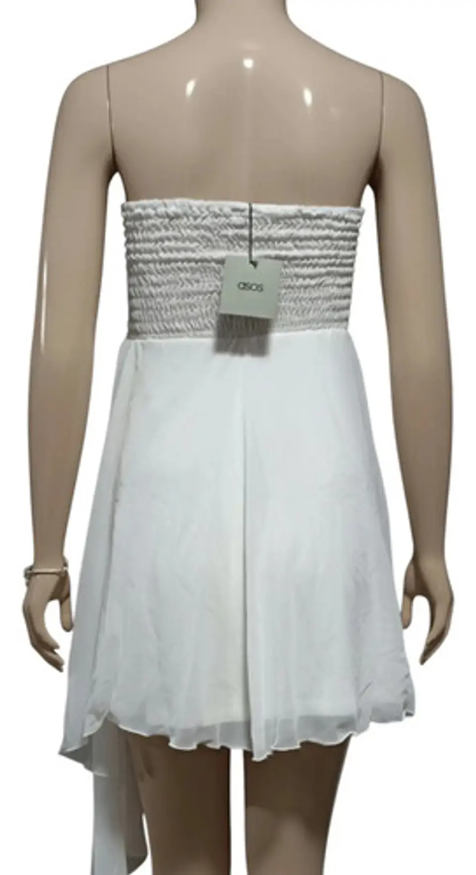 Vestido Corto De Fiesta De Gasa Con Lentejuelas Asos Talla M 5