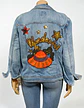 Chaqueta de Mezclilla Old Navy Unisex Personalizada Platillo Volador Lentejuelas Talla 2XL - Miniatura 1