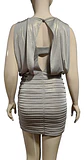 Vestido De Fiesta Estilo Blusón Drapeado Xscape Talla S / M - Miniatura 6