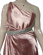 Vestido Fiesta Un Hombro Espalda Descubierta Tallas Grandes - Miniatura 3