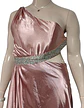 Vestido Fiesta Un Hombro Espalda Descubierta Tallas Grandes - Miniatura 5