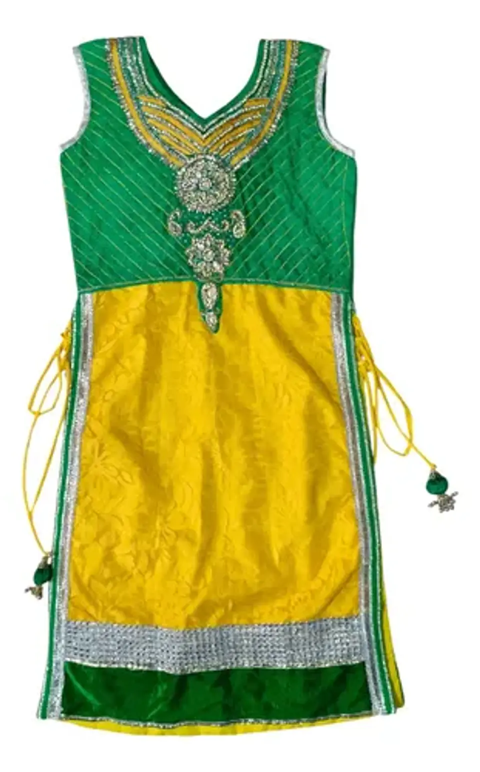 Disfraz Vestido De Danza Hindi Para Niñas Talla 7 A 10 Años 2