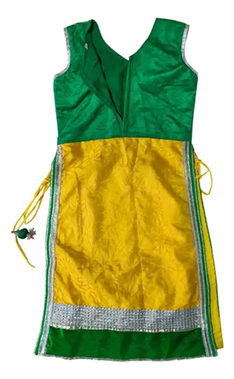 Disfraz Vestido De Danza Hindi Para Niñas Talla 7 A 10 Años 3