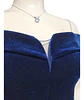 Vestido Formal - Fiesta De Terciopelo Azul Vince Camuto - Miniatura 6