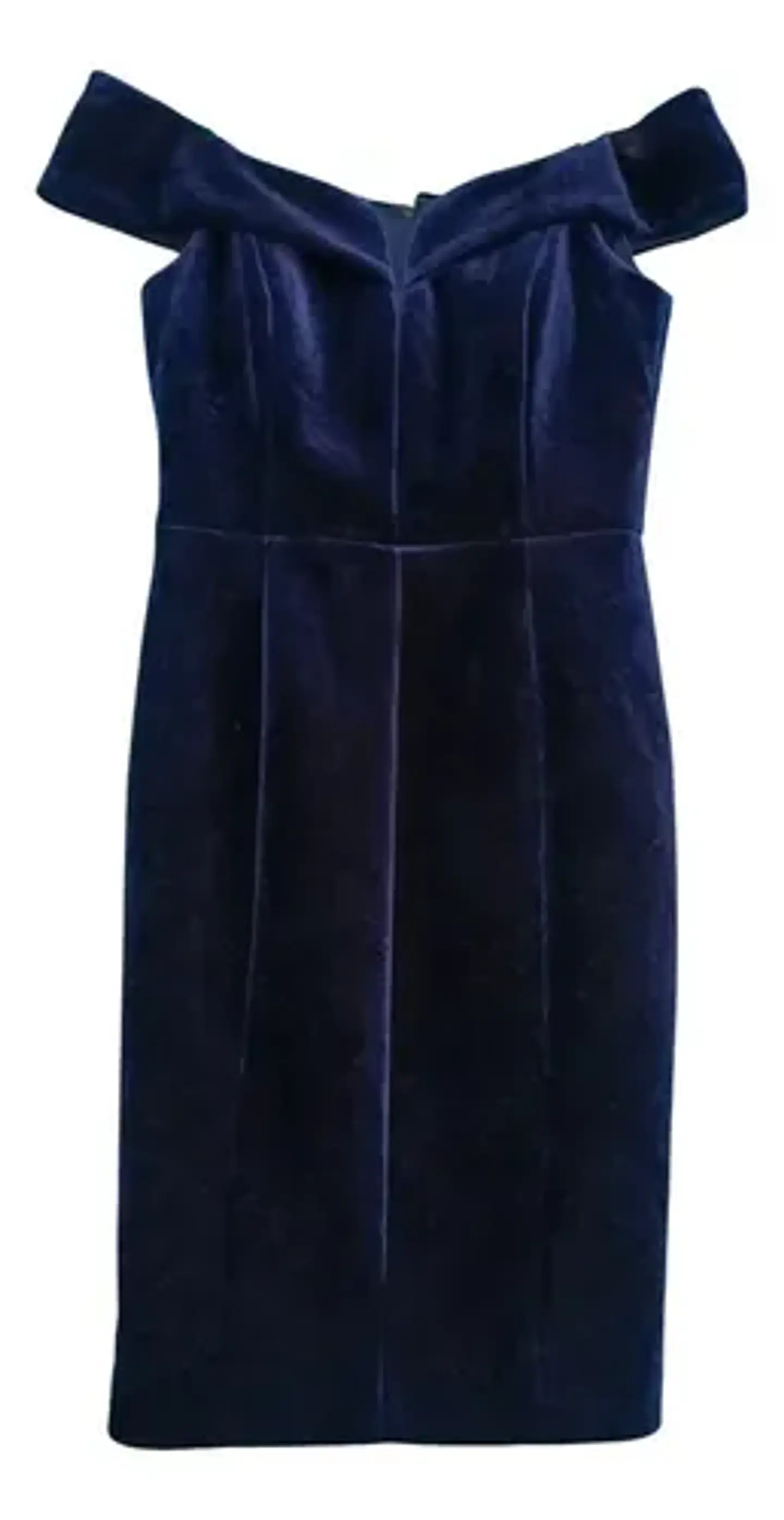 Vestido Formal - Fiesta De Terciopelo Azul Vince Camuto 7