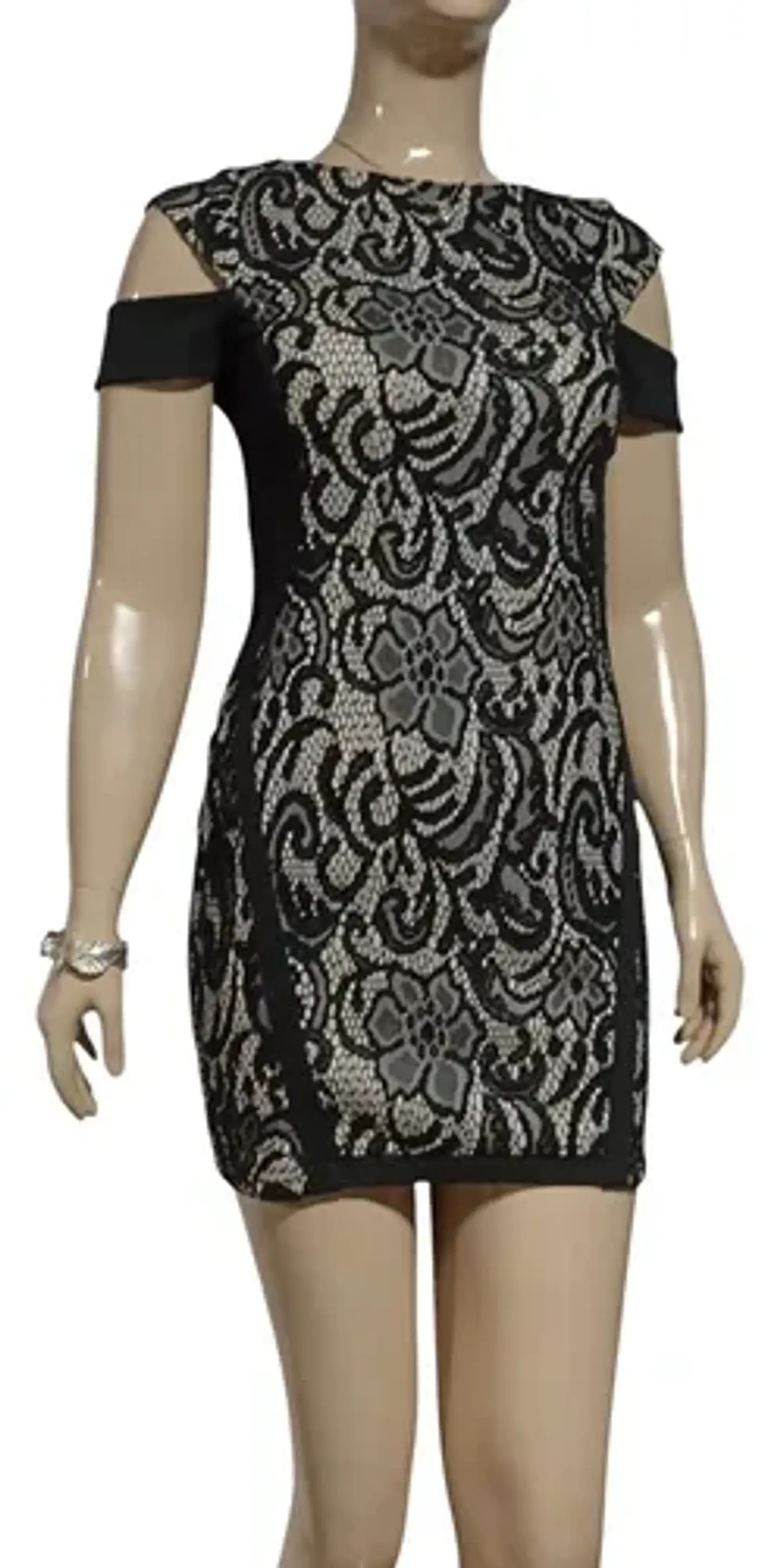 Mini Vestido De Fiesta - Noche Asos Espalda Descubierta T. M 4