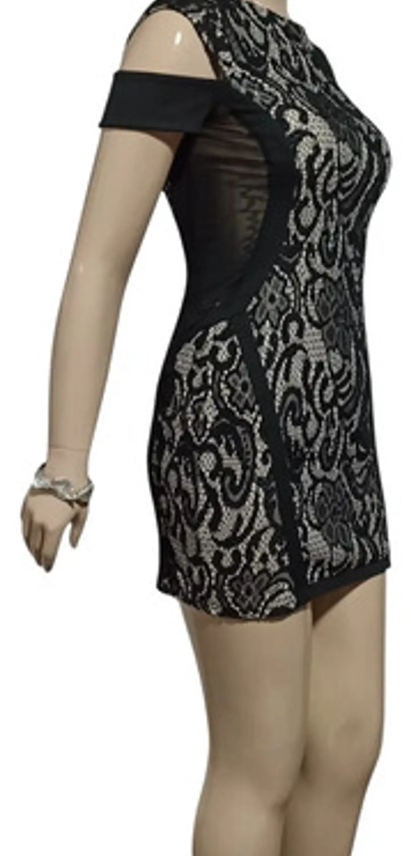 Mini Vestido De Fiesta - Noche Asos Espalda Descubierta T. M 5