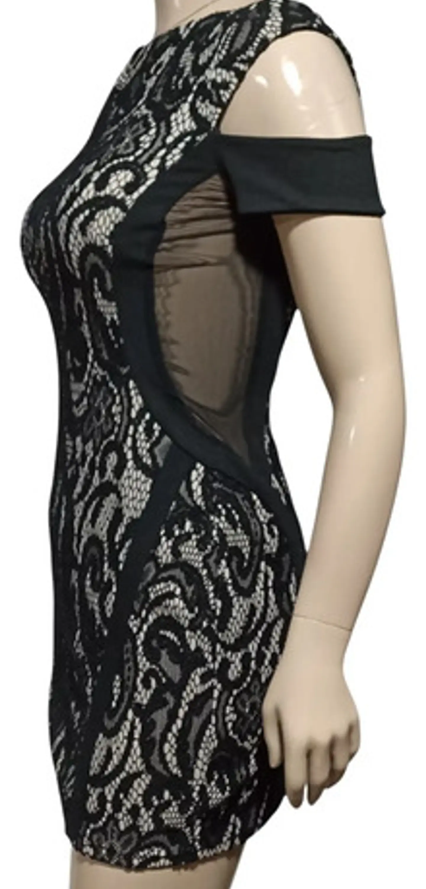 Mini Vestido De Fiesta - Noche Asos Espalda Descubierta T. M 6