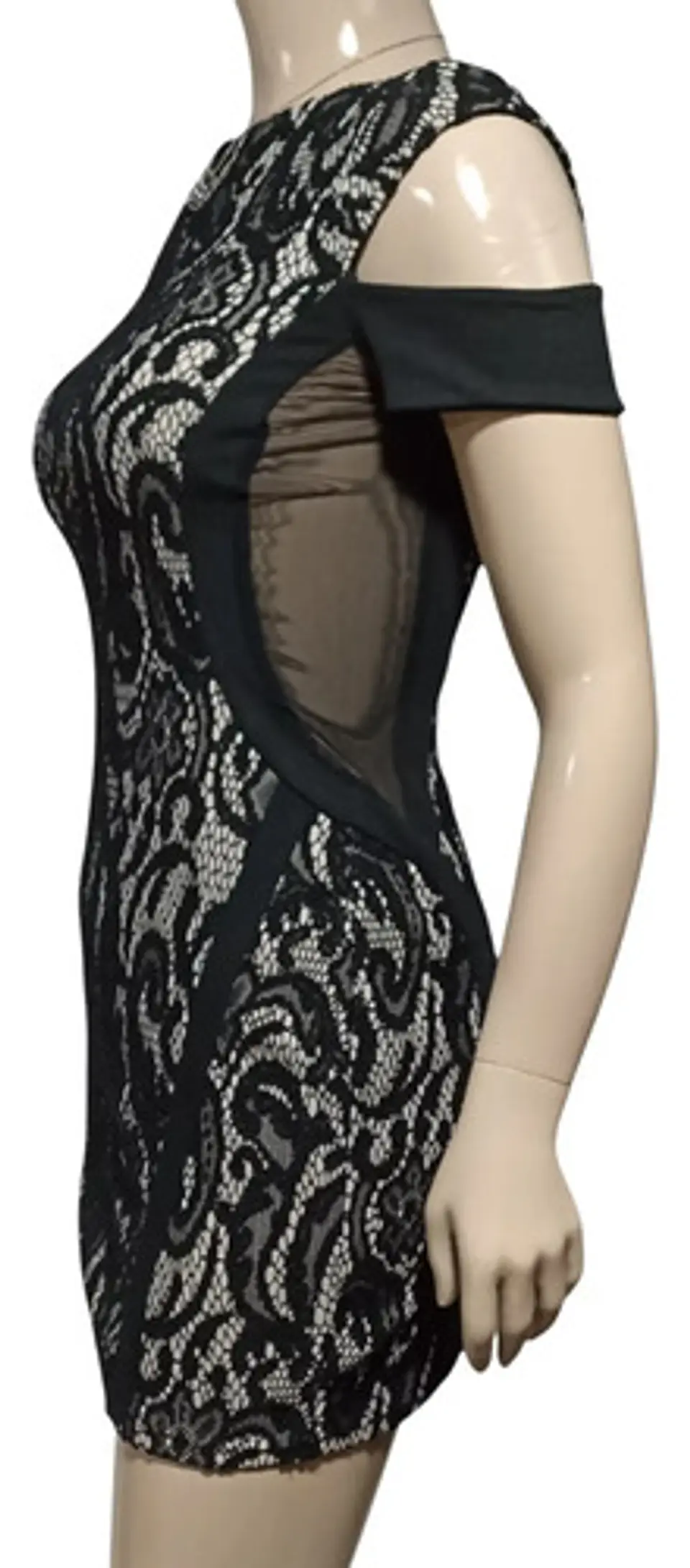 Mini Vestido De Fiesta - Noche Asos Espalda Descubierta T. M 6