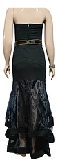 Vestido Strapless De Fiesta - Gala Con Falda Sirena De Tul - Miniatura 5