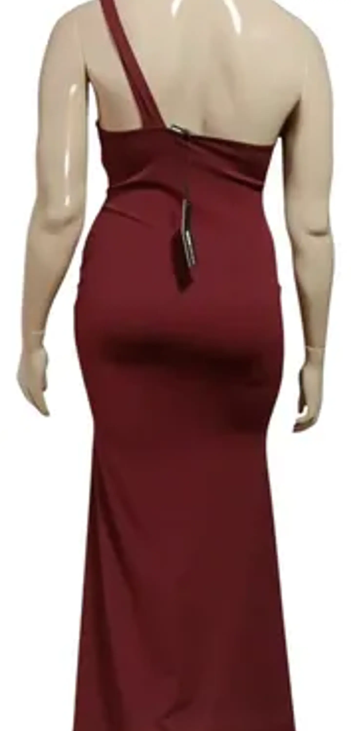 Vestido De Fiesta - Noche De Un Hombro Con Abertura Talla Xl 6