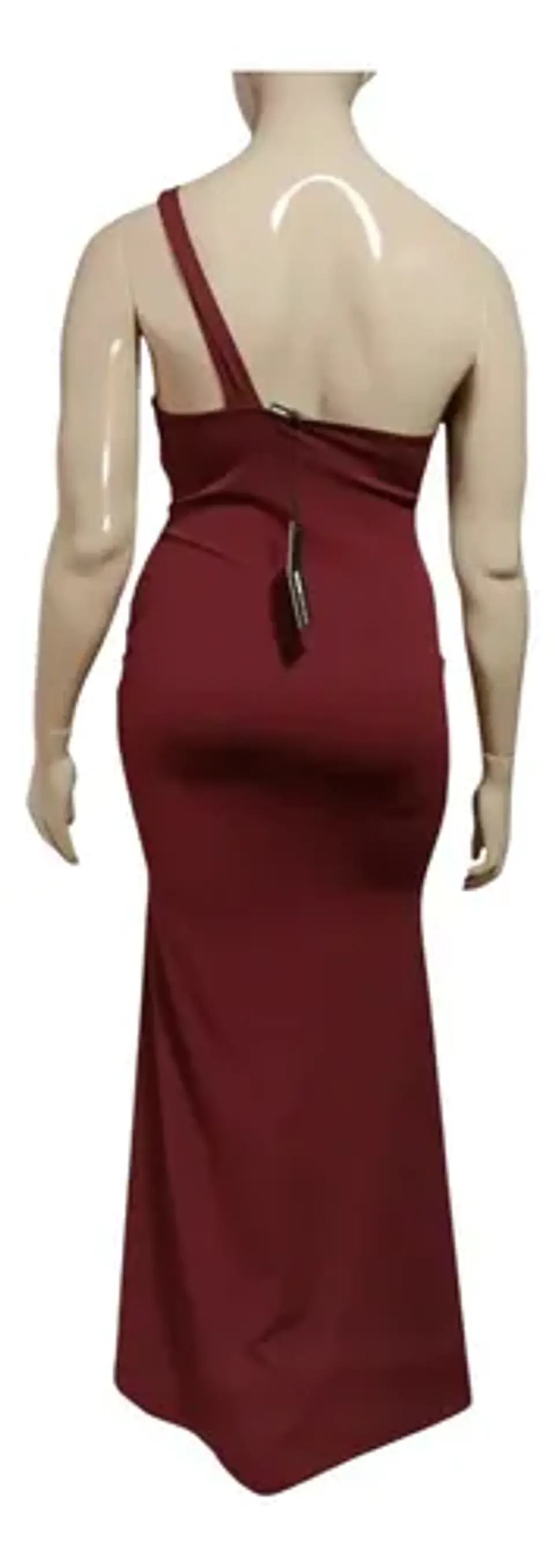 Vestido De Fiesta - Noche De Un Hombro Con Abertura Talla Xl 6