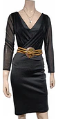 Vestido Corto Formal / Noche De Manga Larga  - H & M Talla S - Miniatura 2