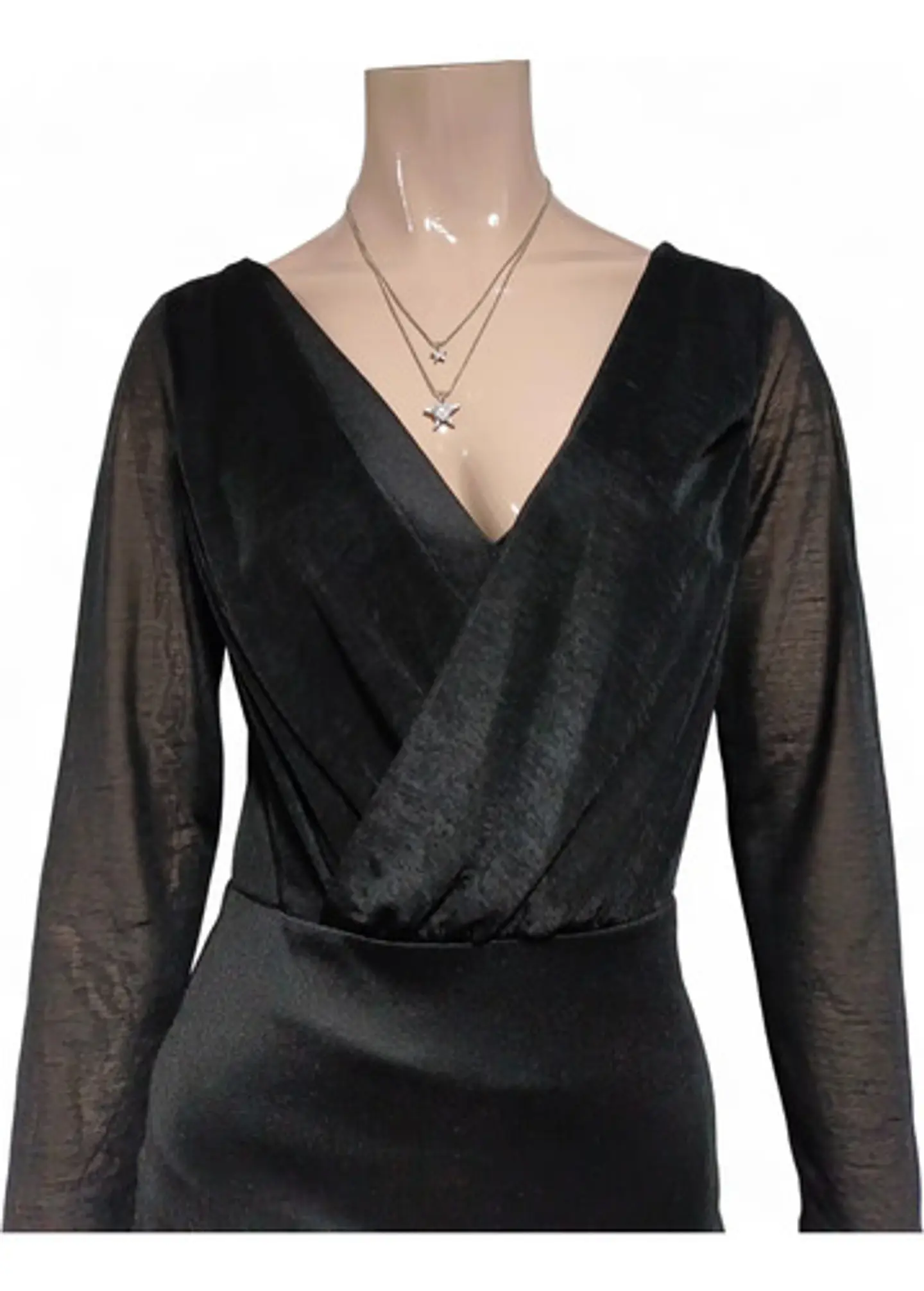 Vestido Corto Formal / Noche De Manga Larga  - H & M Talla S 5