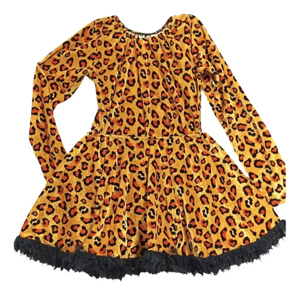 Disfraz Importado De Leopardo Para Niña De 6 A 8 Años 2