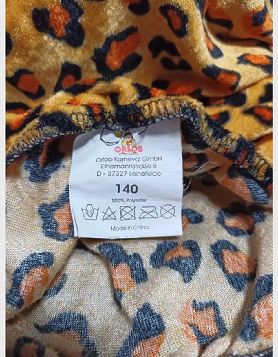 Disfraz Importado De Leopardo Para Niña De 6 A 8 Años 7