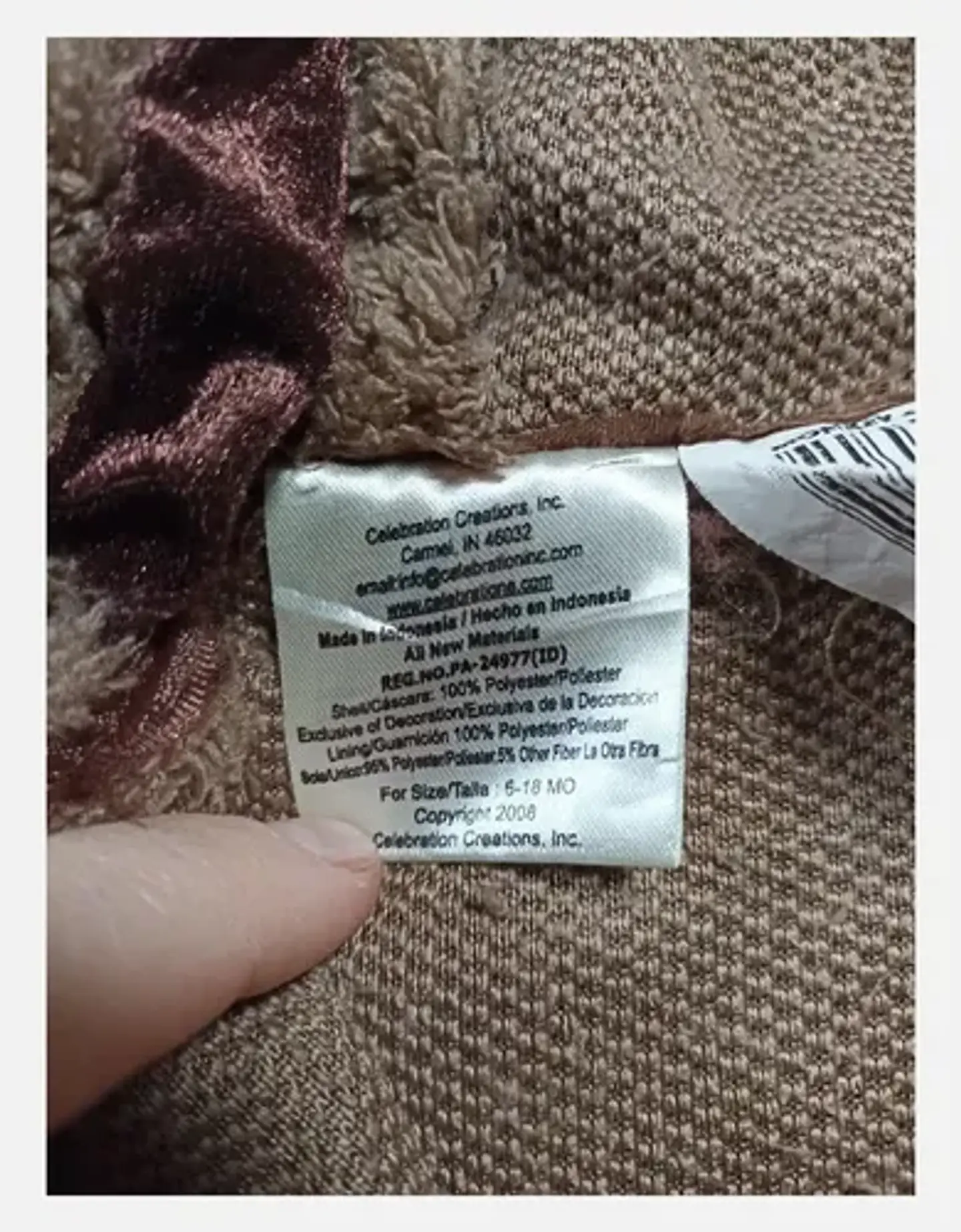 Disfraz De Mono Para Bebe De 6 A 9 Meses 7