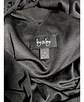 Vestido Negro Formal De Gasa Chiffon Asimétrico - Talla M - Miniatura 6