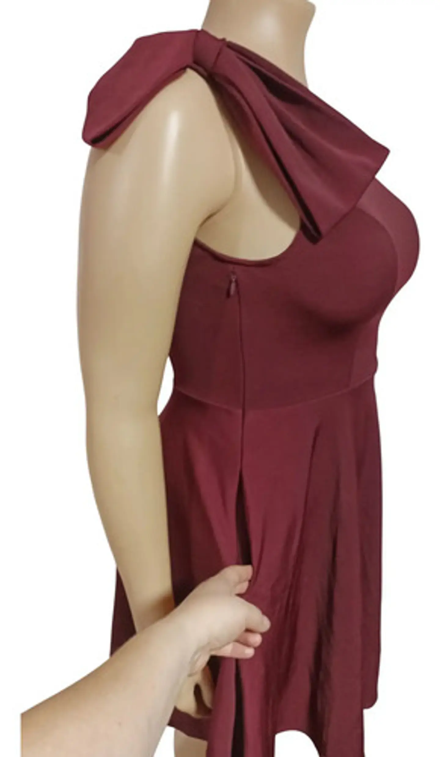 Vestido Semiformal De Fiesta Cóctel Con Bolsillos - Talla L 4
