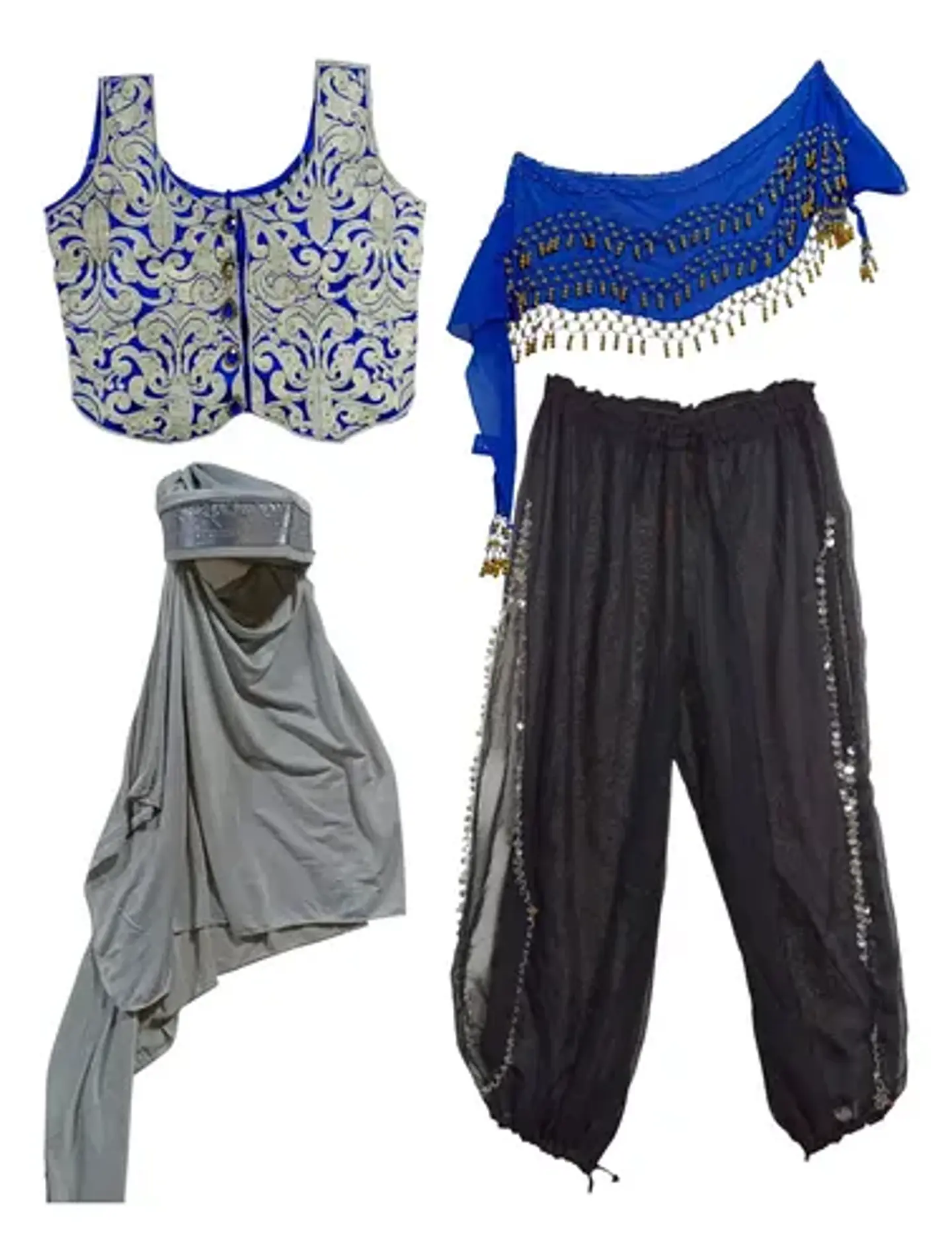 Disfraz De Odalisca 4 Piezas - Mujer Talla Estándar M - L 2