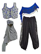Disfraz De Odalisca 4 Piezas - Mujer Talla Estándar M - L - Miniatura 2