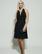 Vestido De Fiesta Coctel Cuello Halter Marca White House - Miniatura 1
