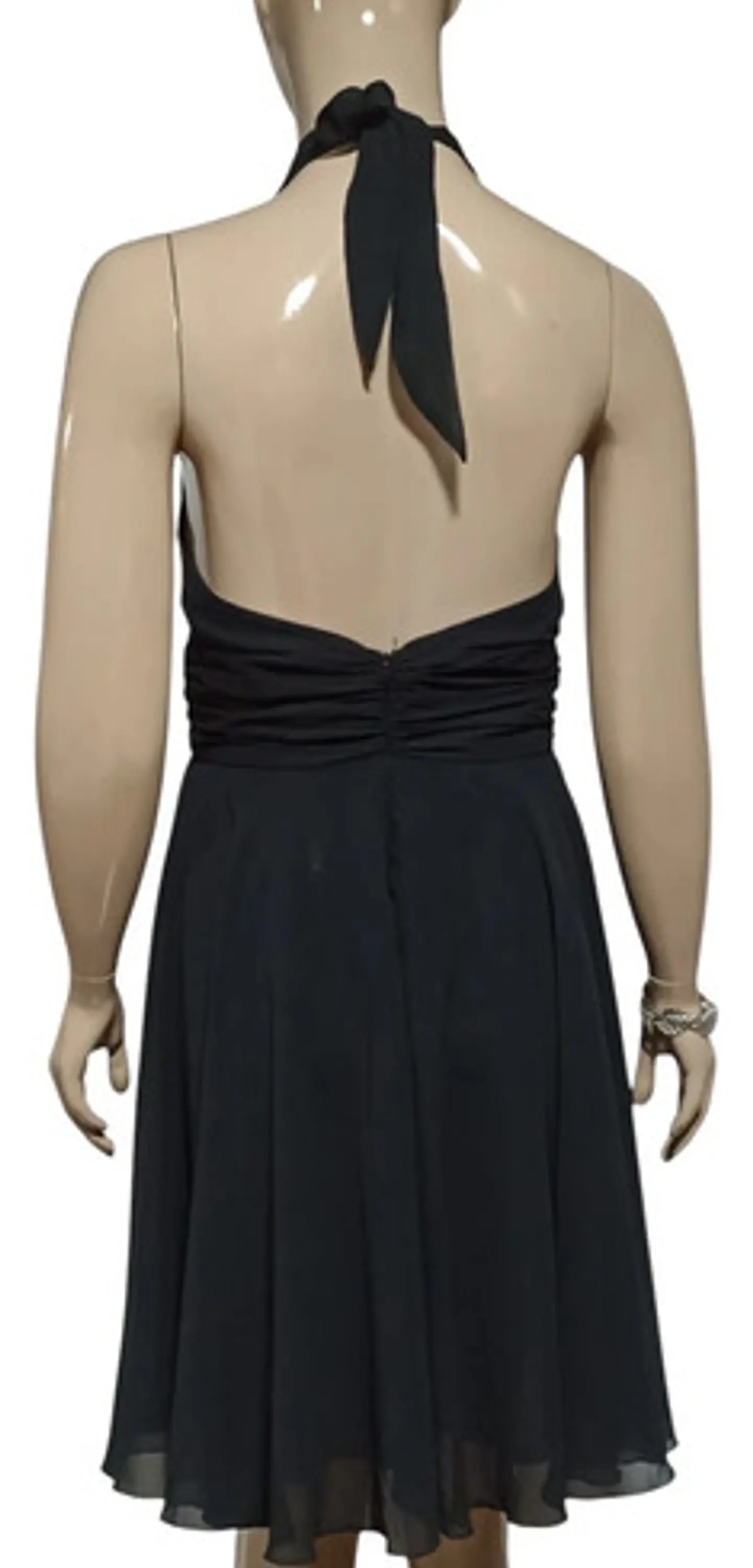 Vestido De Fiesta Coctel Cuello Halter Marca White House 5