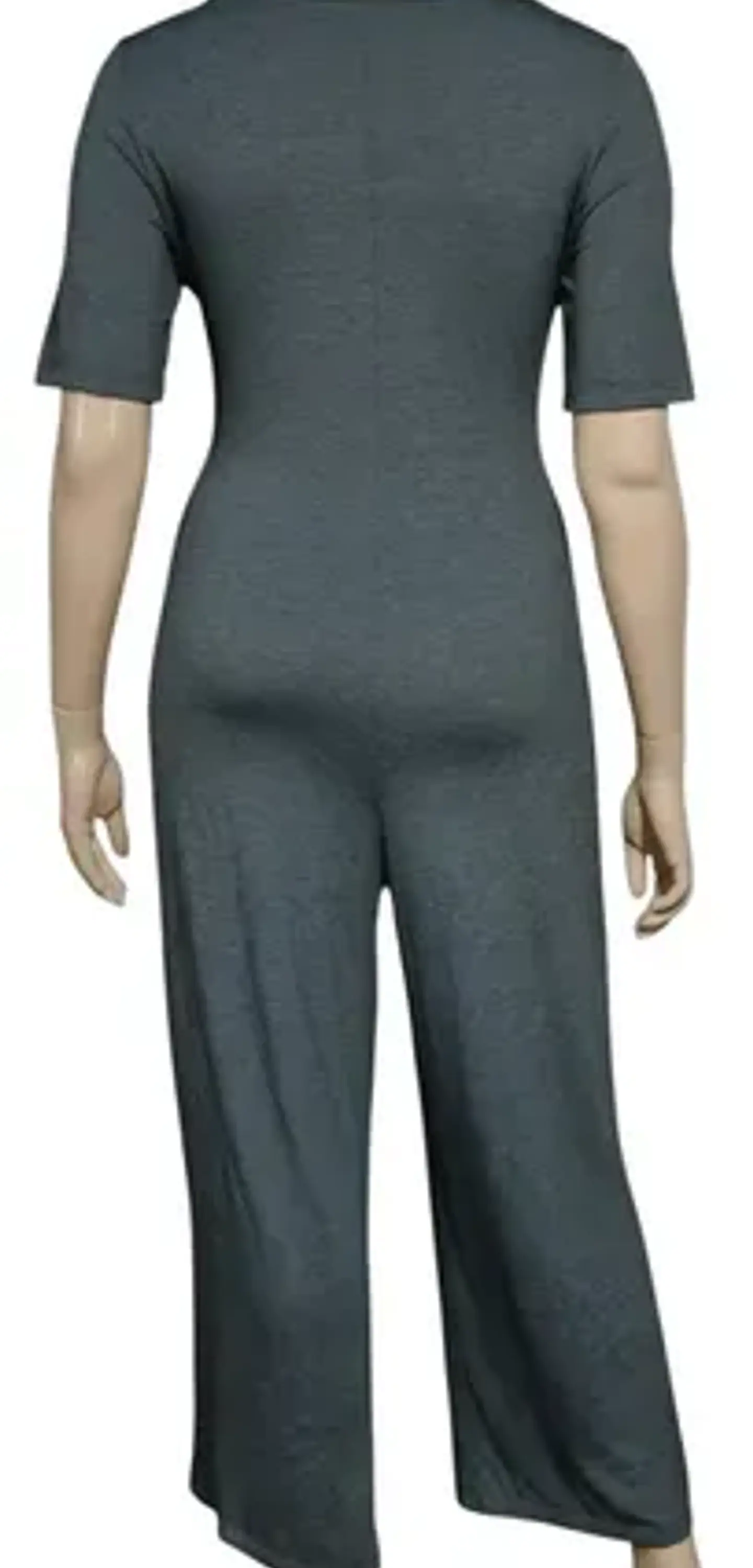 Enterito Mujer Casual Palazzo Manga Corta Cuddl Duds Talla L 4