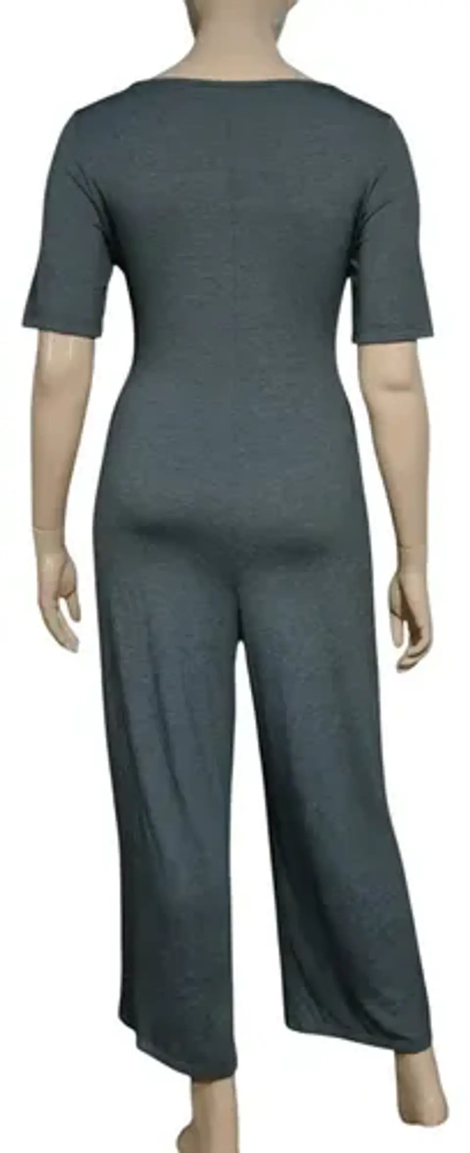 Enterito Mujer Casual Palazzo Manga Corta Cuddl Duds Talla L 4