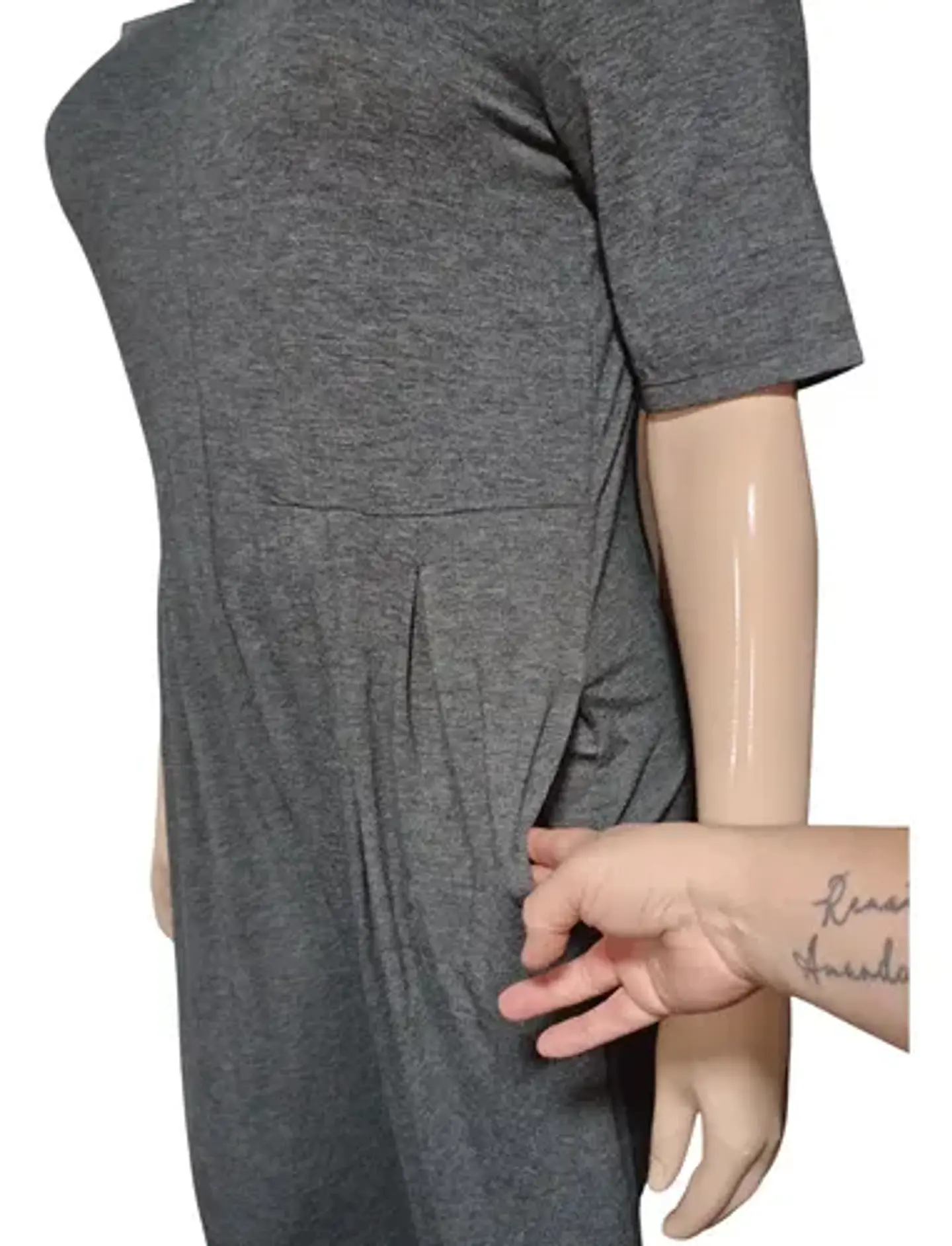 Enterito Mujer Casual Palazzo Manga Corta Cuddl Duds Talla L 5