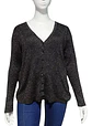 Cardigan De Lúrex Negro Ashley Stewart Talla Grande 2xl - Miniatura 4