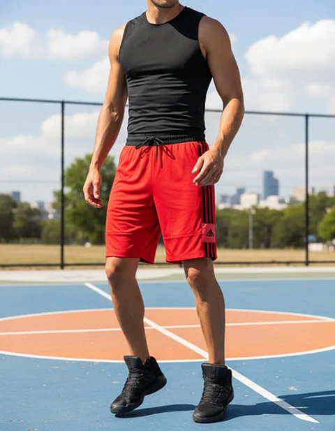 Short adidas 3g Speed X Rojo Basketball Para Hombre Talla M