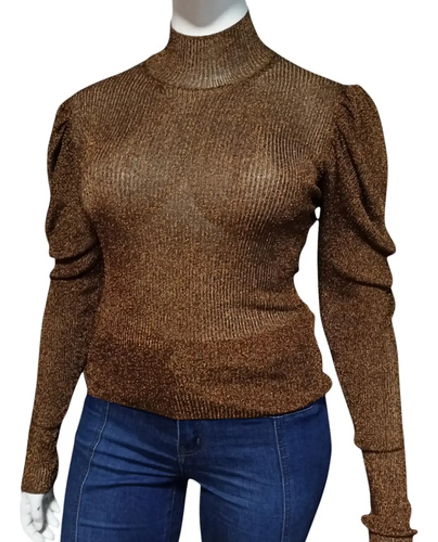 Top Traslucido Brillante Importado Caroline Constas Talla L 5