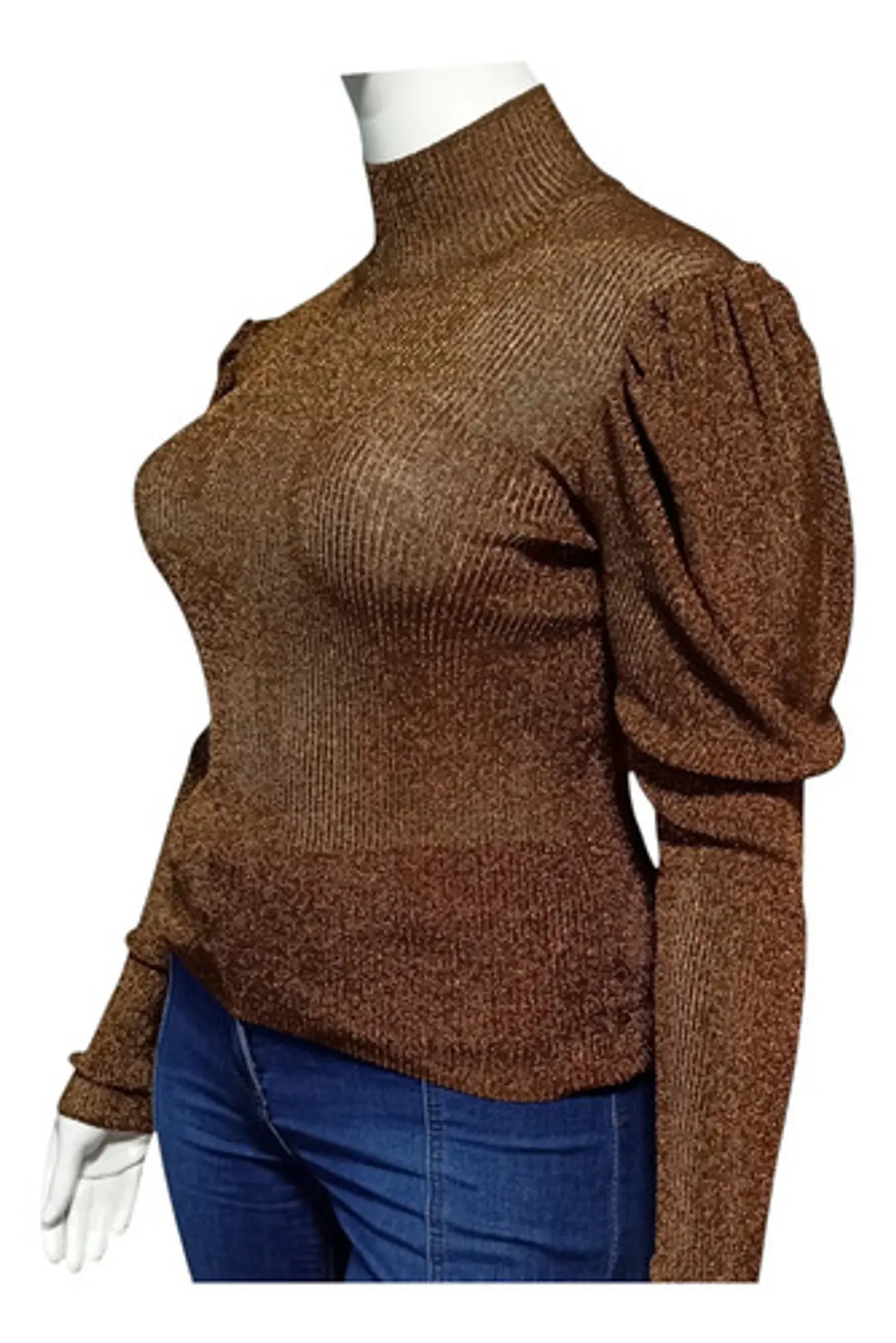 Top Traslucido Brillante Importado Caroline Constas Talla L 6