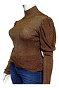 Top Traslucido Brillante Importado Caroline Constas Talla L - Miniatura 6