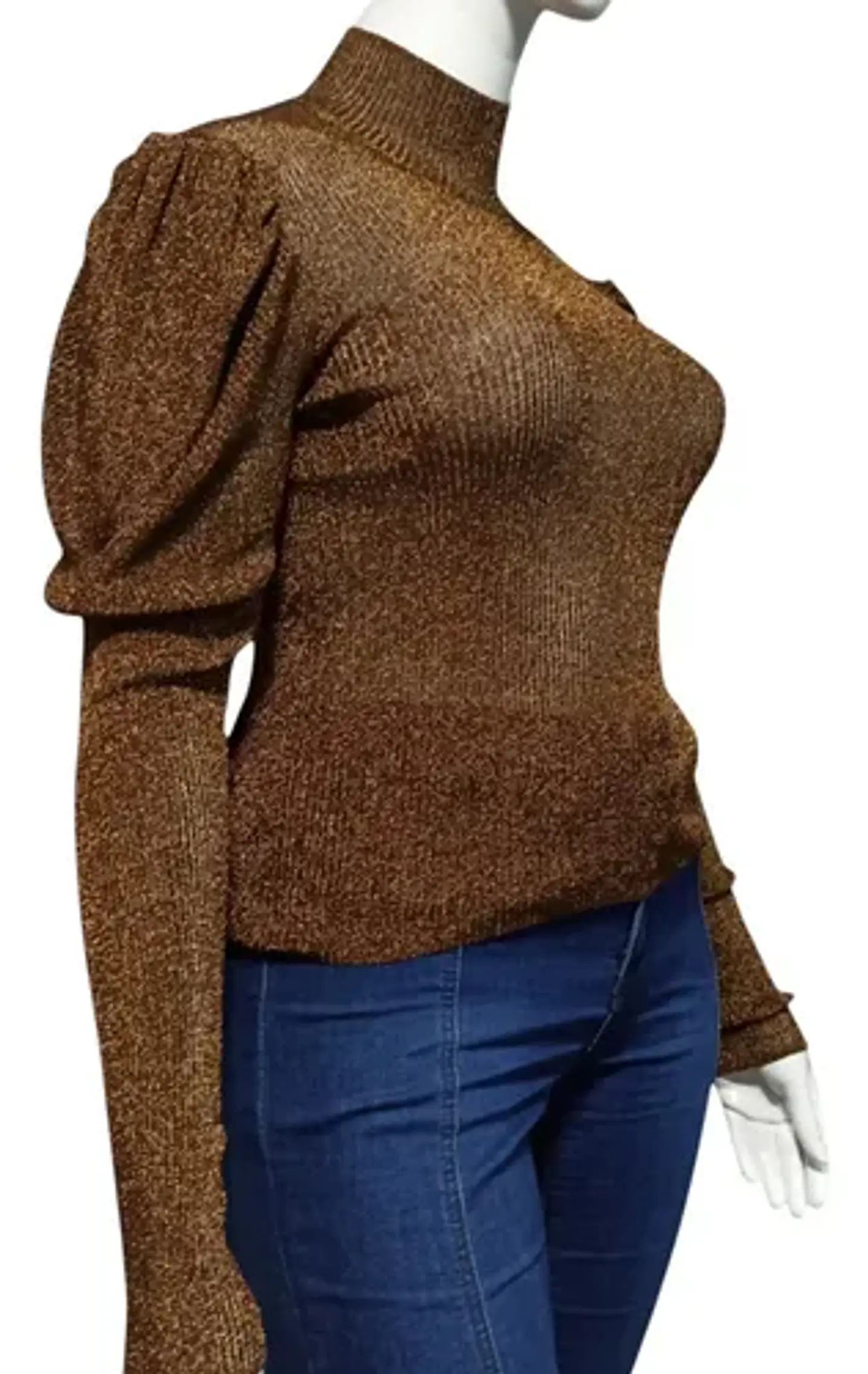 Top Traslucido Brillante Importado Caroline Constas Talla L 7