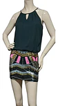 Vestido De Fiesta Con Mini Falda De Lentejuelas Talla S - Miniatura 3