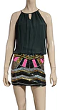 Vestido De Fiesta Con Mini Falda De Lentejuelas Talla S - Miniatura 4