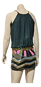 Vestido De Fiesta Con Mini Falda De Lentejuelas Talla S - Miniatura 6