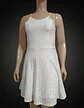 Vestido Blanco Corto Con Tirantes - Marquis Talla L - Miniatura 4